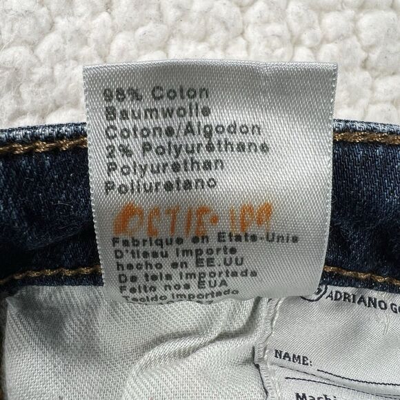 AG Adriano Goldschmied Jeans The Stilt Cigarette Leg Women’s 26R Distressed - Picture 12 of 15